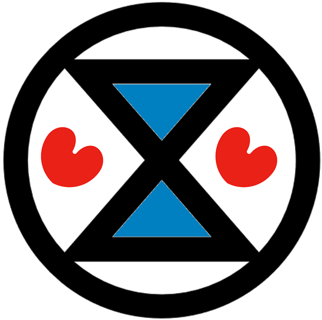Extinction Rebellion Fryslân logo